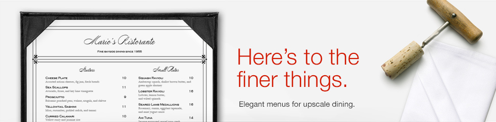 Fine Dining Menus Fine Dining Menus